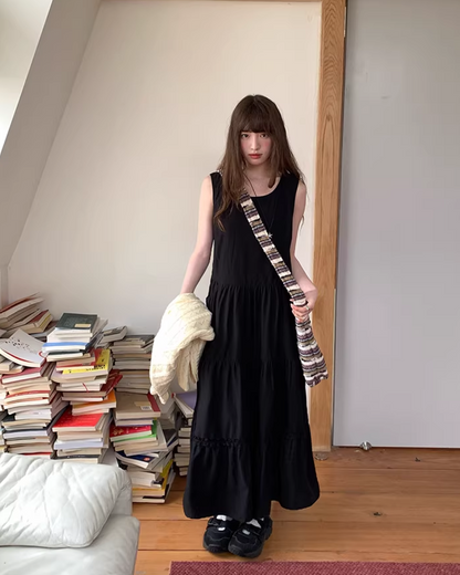 Long Flared Dress BU0164