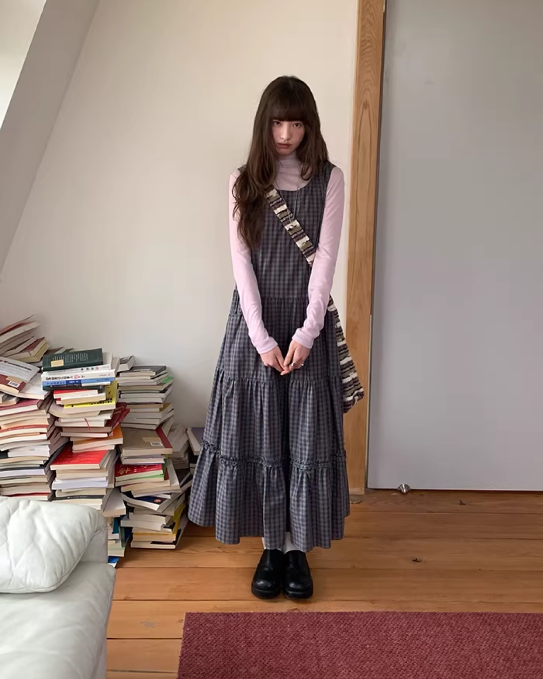 Long Flared Dress BU0164