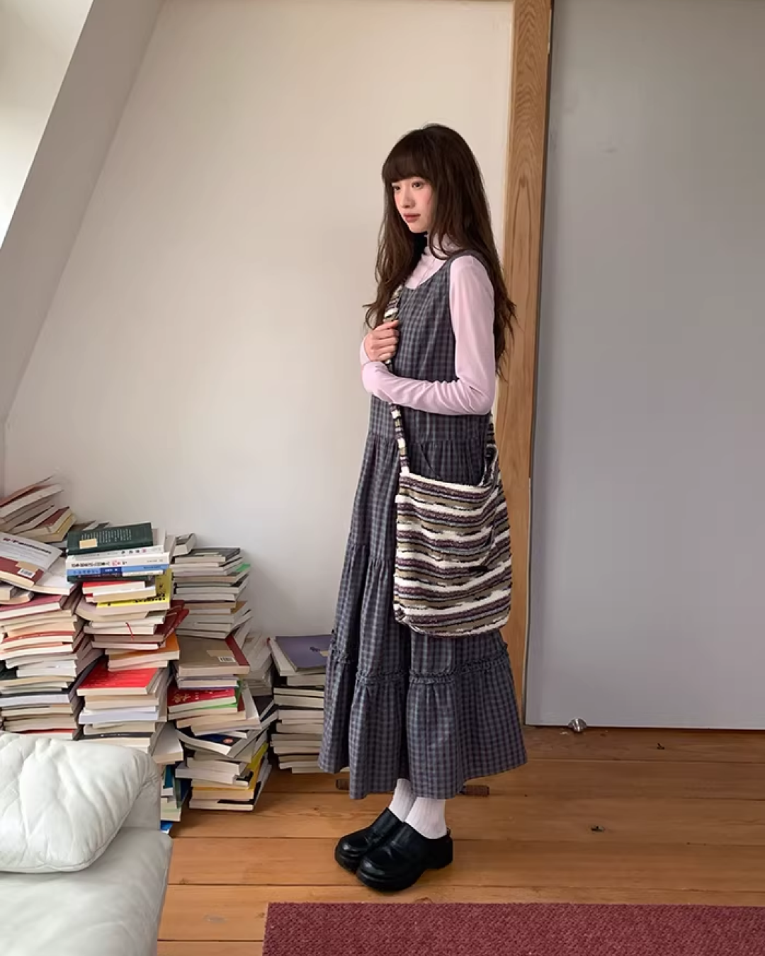 Long Flared Dress BU0164