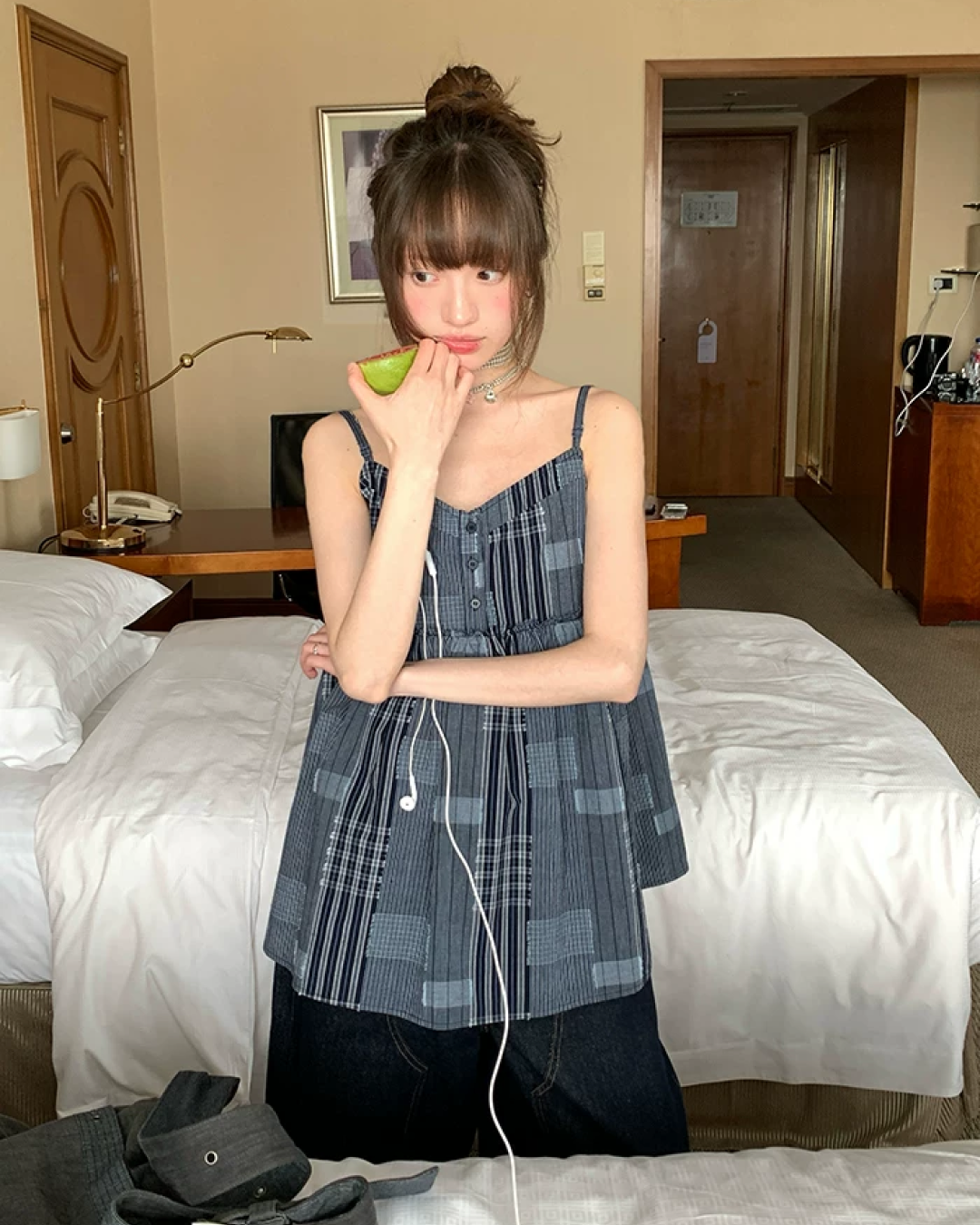 Color Block Camisole Dress BU0197