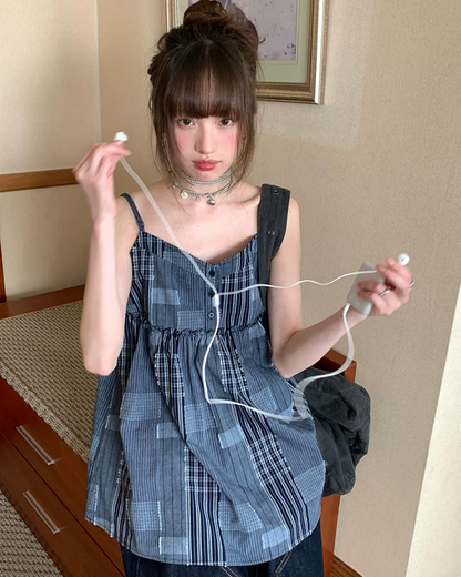 Color Block Camisole Dress BU0197