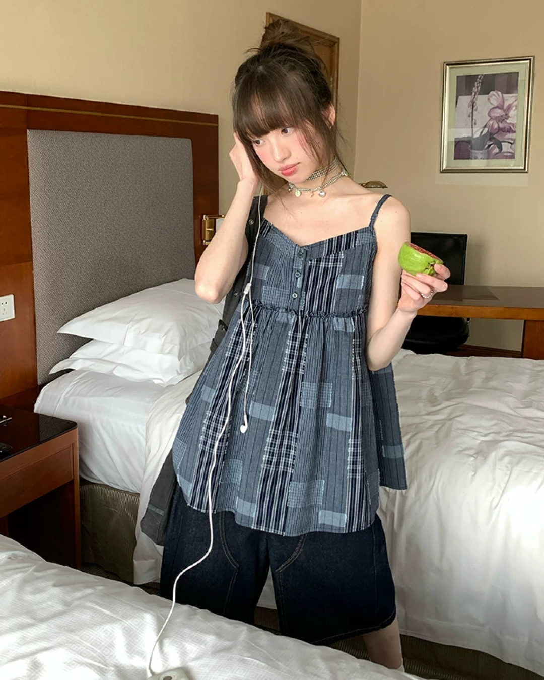 Color Block Camisole Dress BU0197