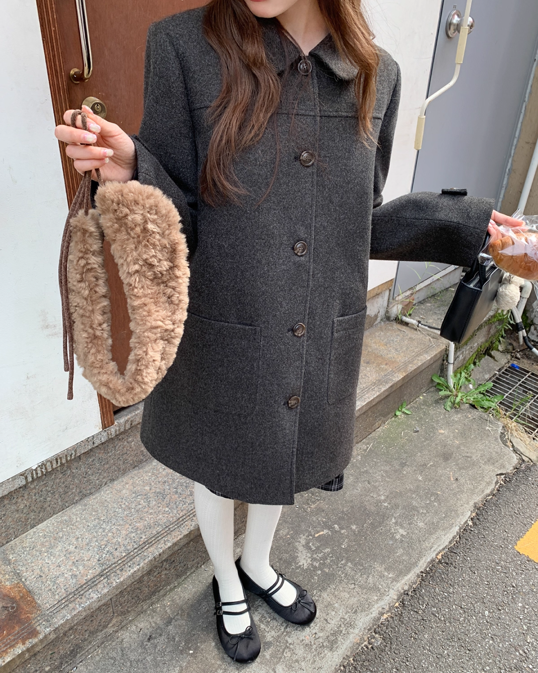 Detachable Boa Collar Outer BU0060