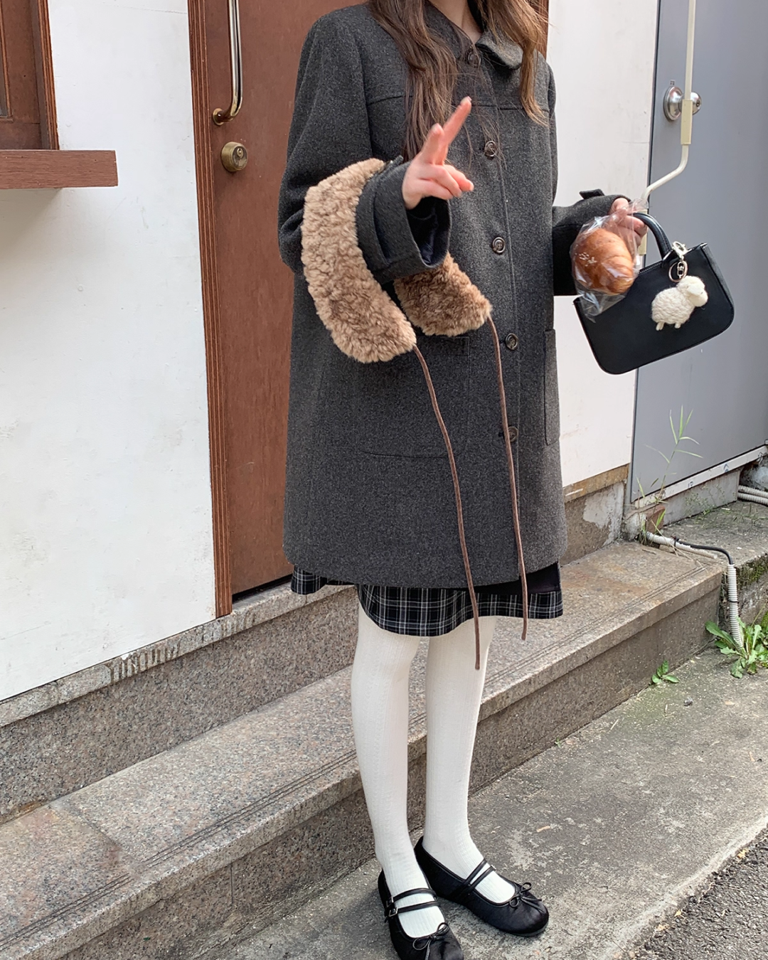 Detachable Boa Collar Outer BU0060