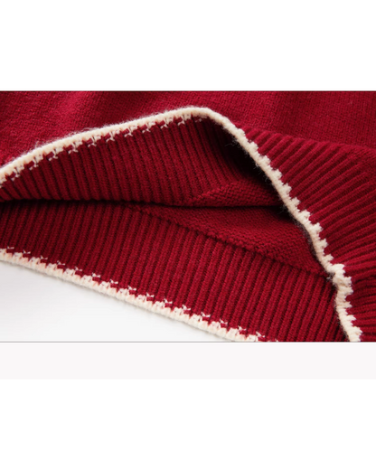 Color Knit Hoodie CA0001