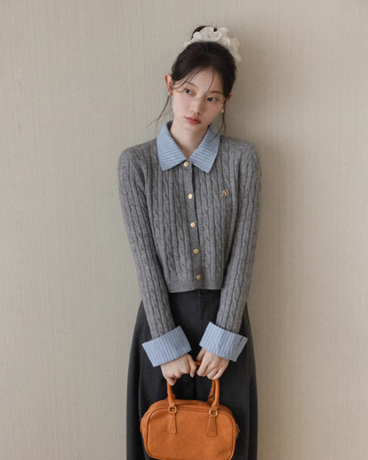 Layer Button Knit Shirt CA0002