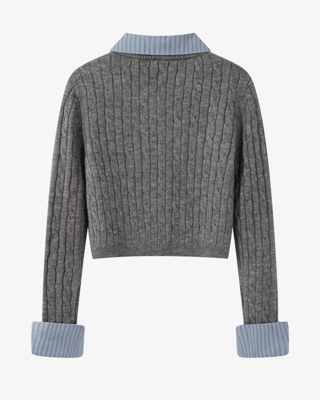 Layer Button Knit Shirt CA0002