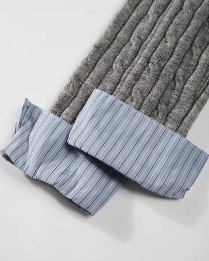 Layer Button Knit Shirt CA0002