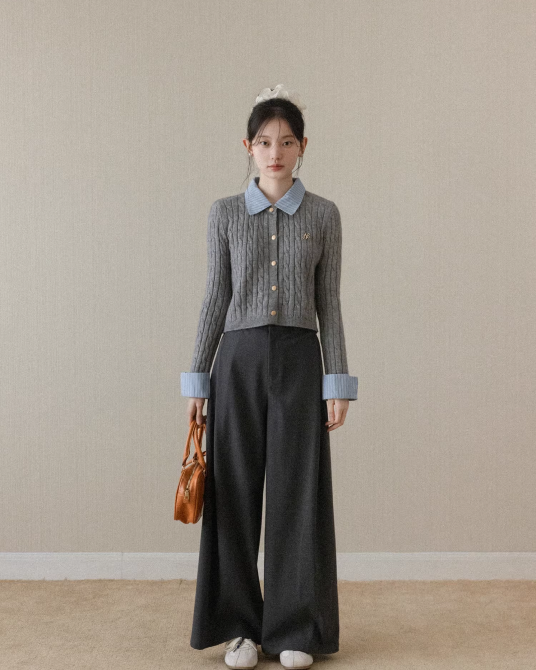 Layer Button Knit Shirt CA0002