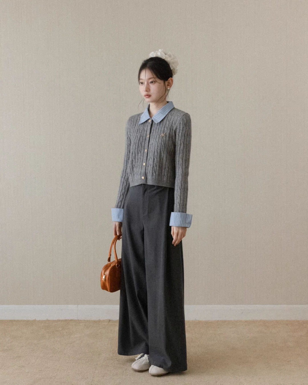 Layer Button Knit Shirt CA0002