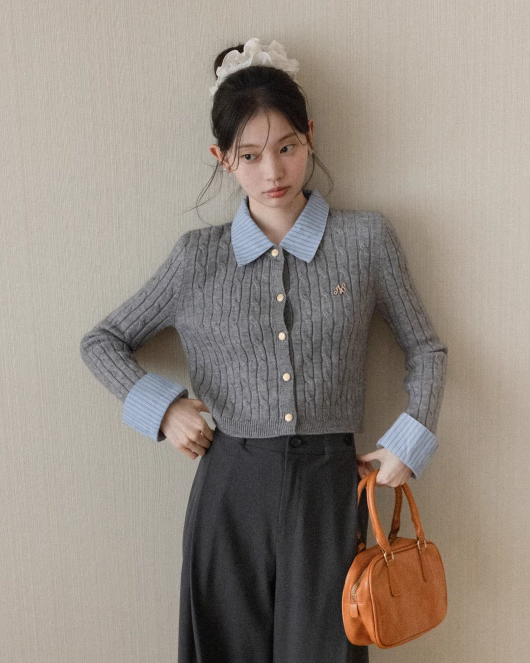 Layer Button Knit Shirt CA0002