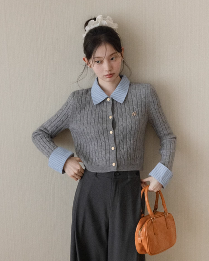 Layer Button Knit Shirt CA0002