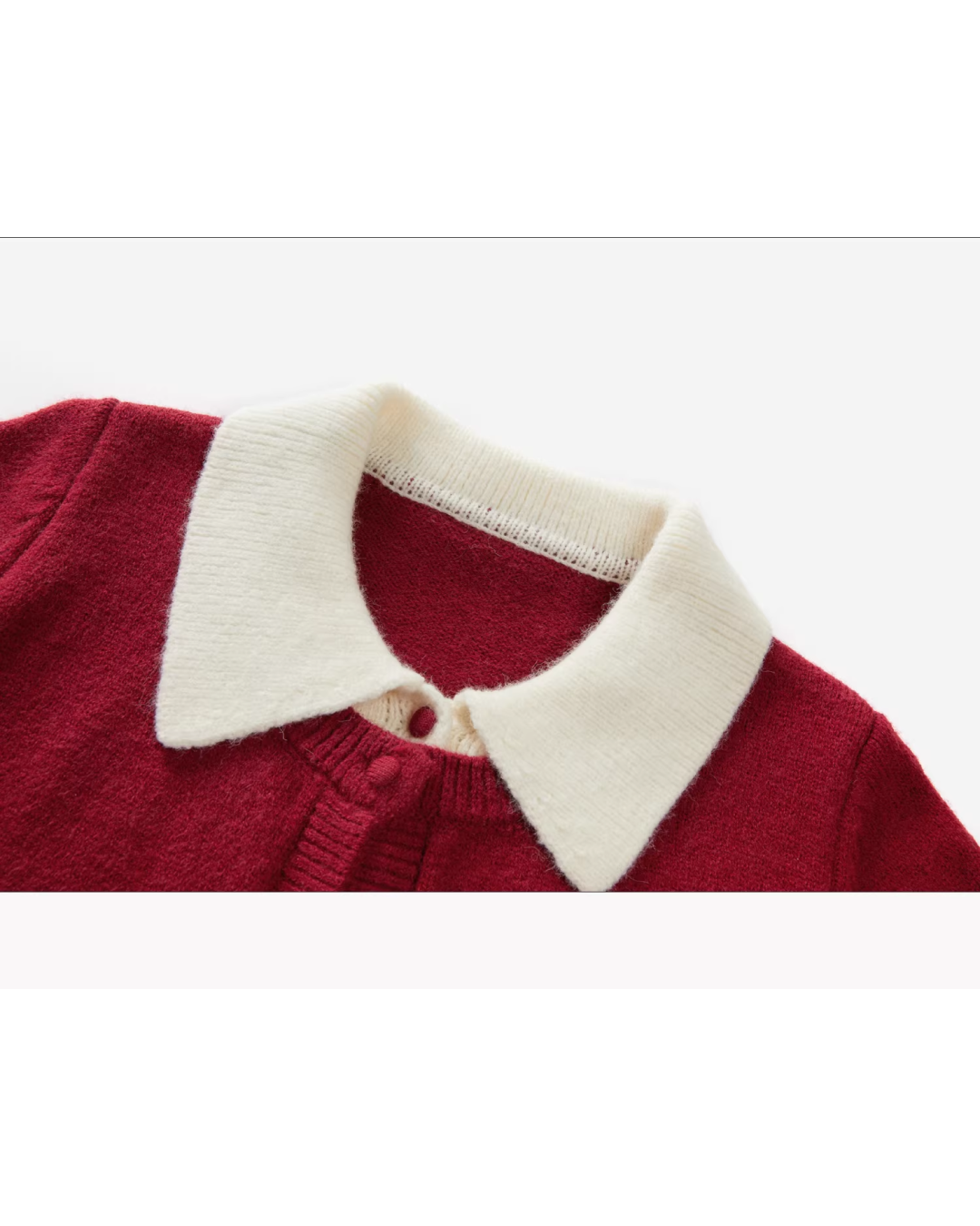 Layer Color Button Knit Shirt CA0004