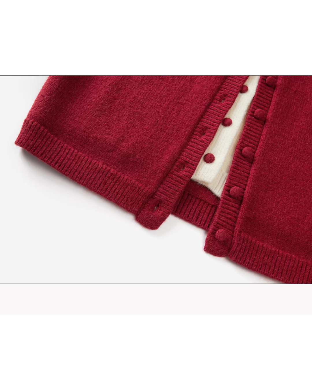 Layer Color Button Knit Shirt CA0004