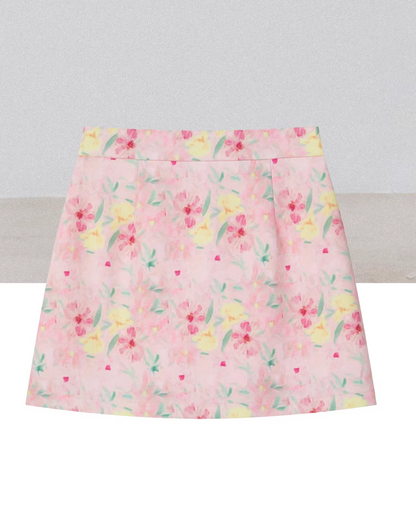 Pink Flower Pattern Matching cloth CA0005