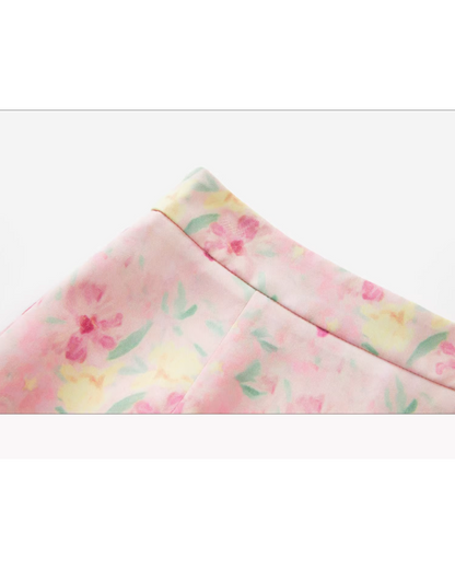 Pink Flower Pattern Matching cloth CA0005