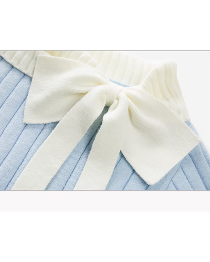 Off Shoulder Ribbon Mini Skirt Matching cloth CA0006