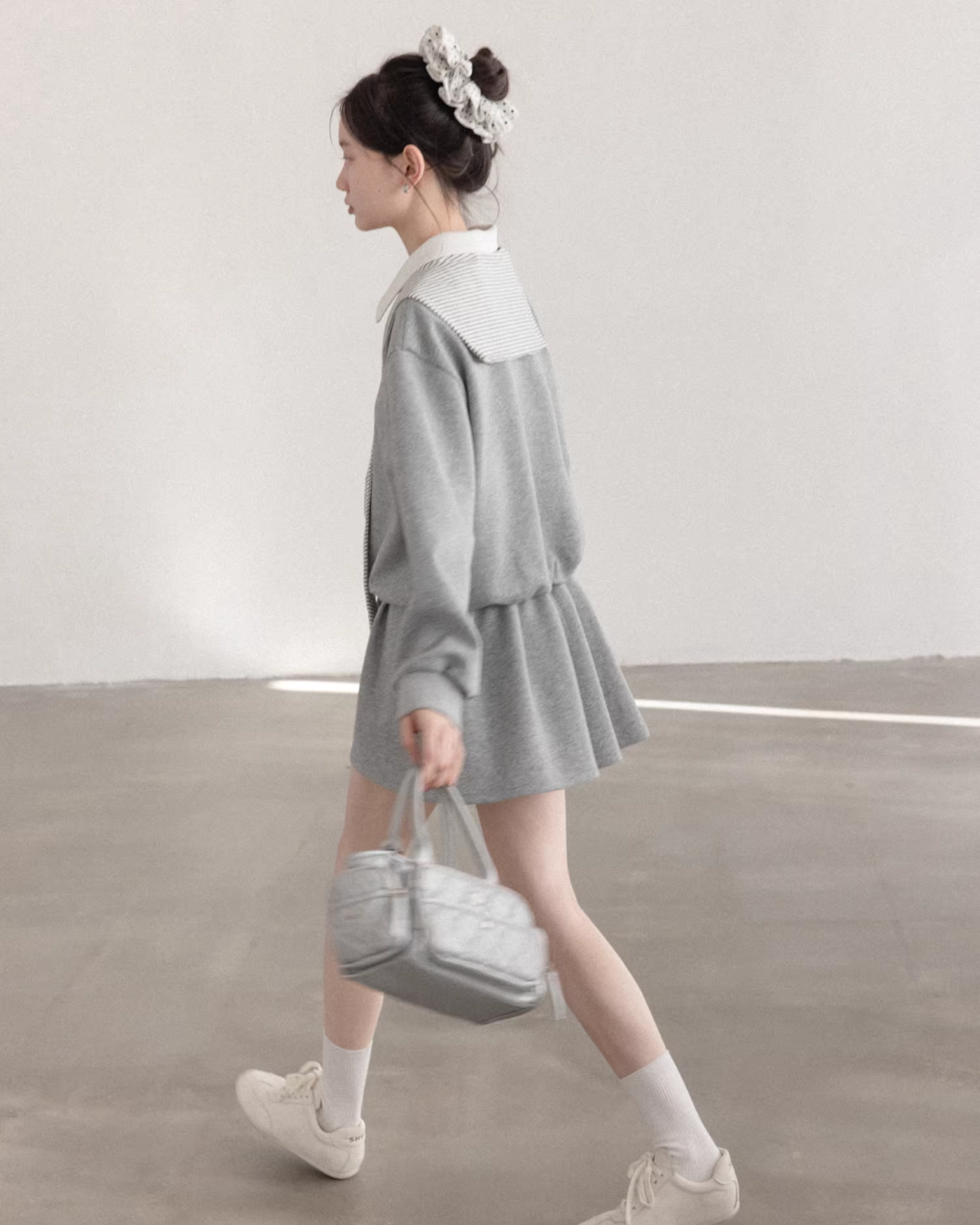 Polo Sweatshirt Dress CA0007