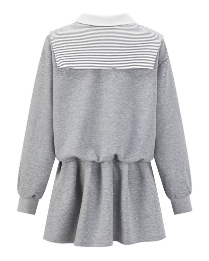 Polo Sweatshirt Dress CA0007