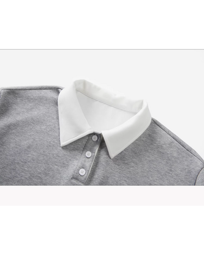 Polo Sweatshirt Dress CA0007