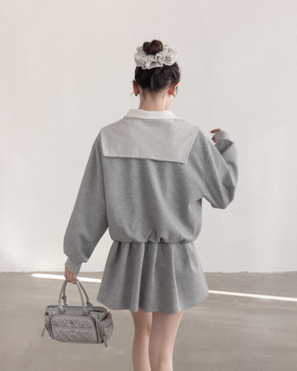 Polo Sweatshirt Dress CA0007