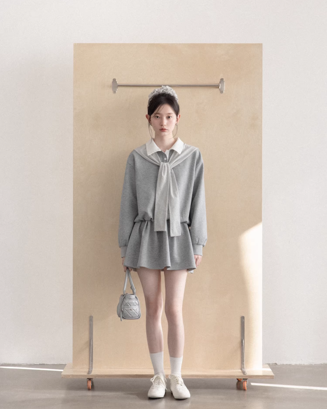 Polo Sweatshirt Dress CA0007