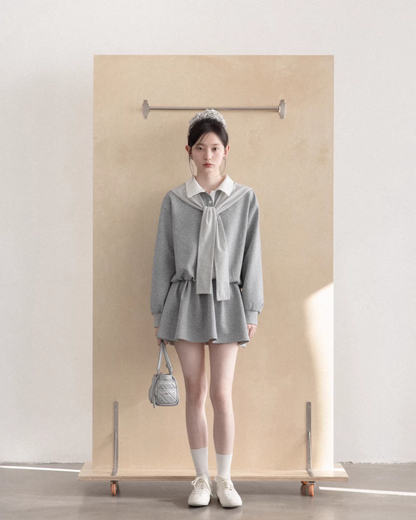 Polo Sweatshirt Dress CA0007