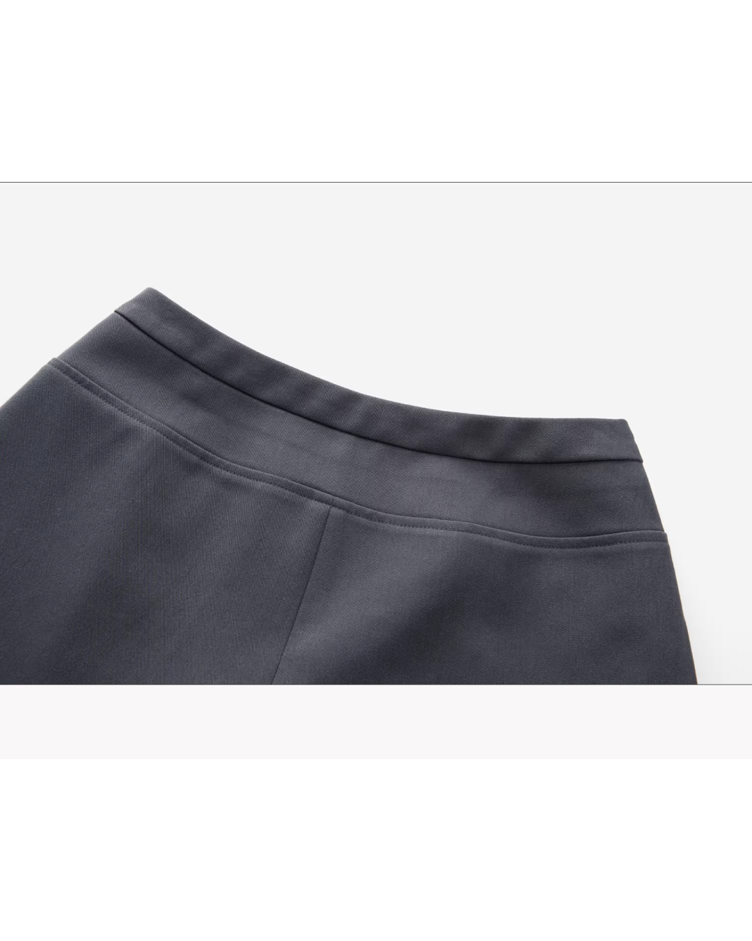 Gray Layer Shirt Pleated Short Pants CA0008