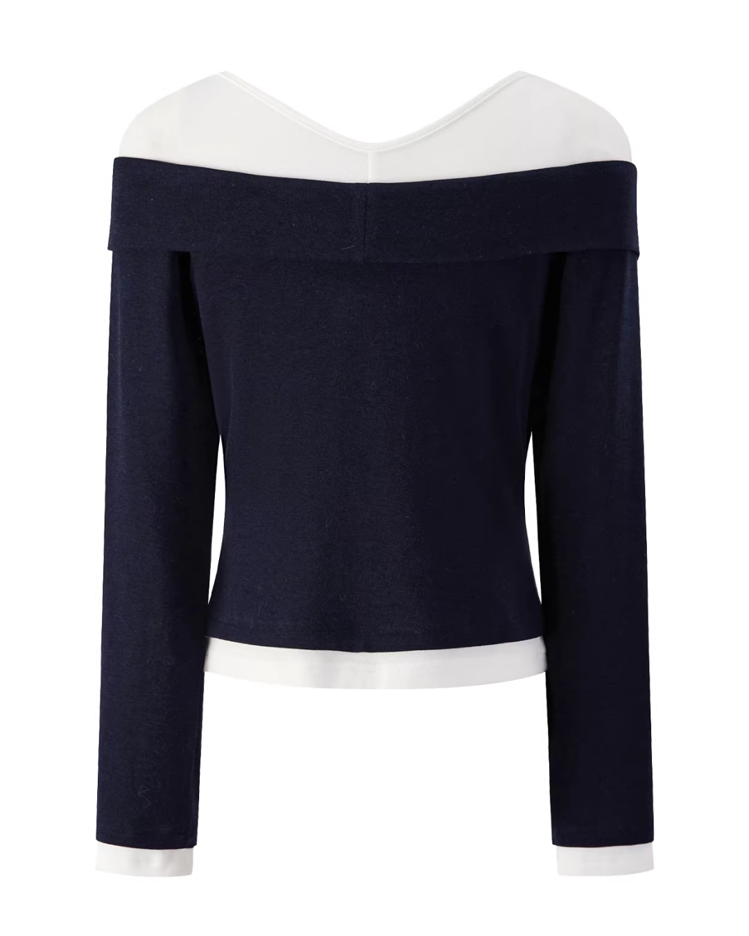 Layer Bicolor Navy Top CA0010