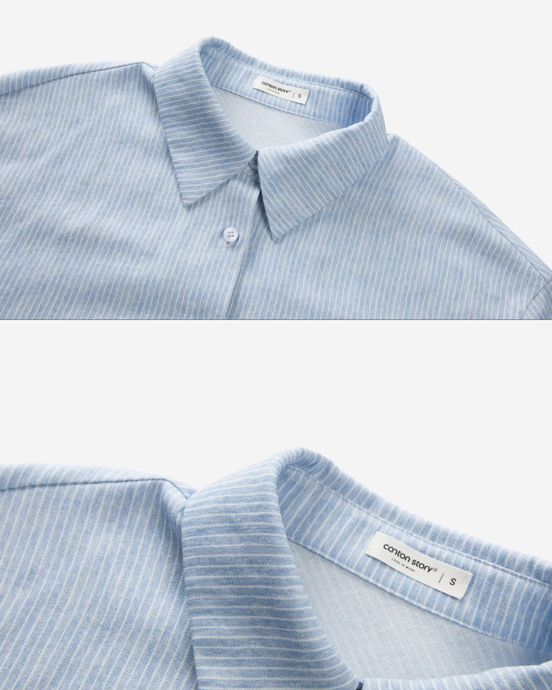 Blue Shirt Gray Camisoal Dress CA0011