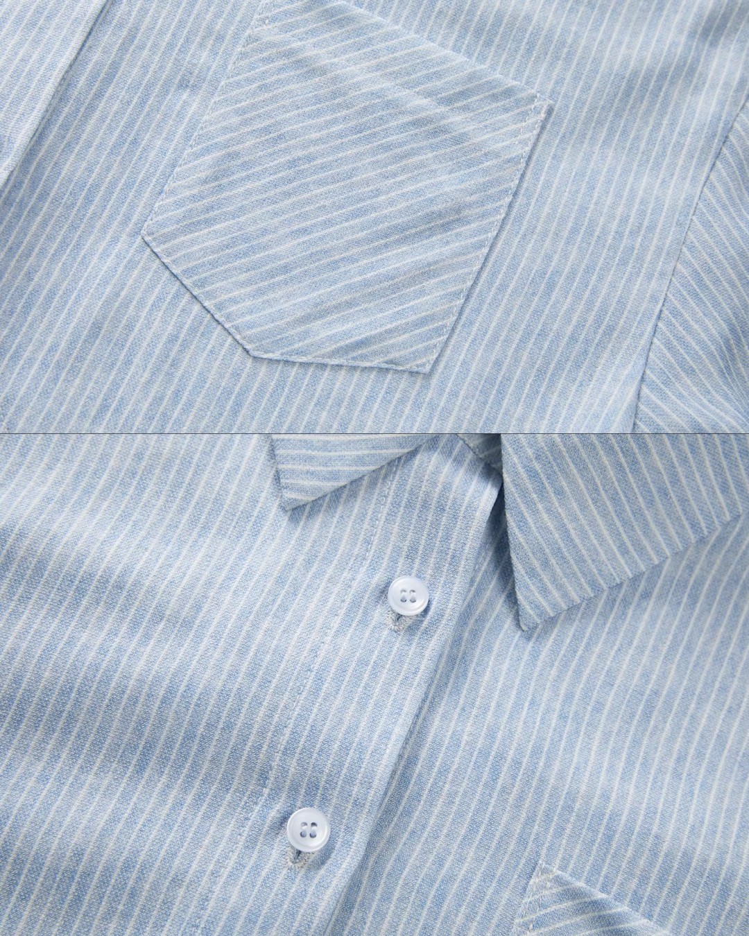 Blue Shirt Gray Camisoal Dress CA0011