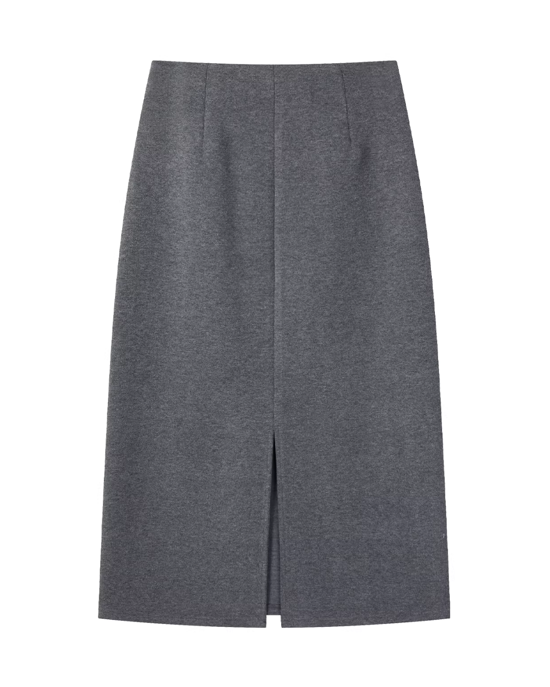 Yellow Bicolor Shirt Gray Long Skirt CA0012