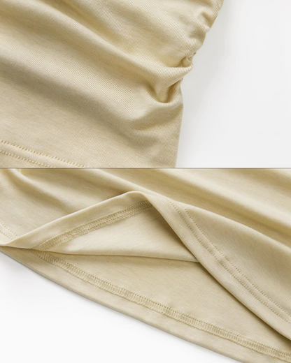 Shoulder Lace Ribbon Long-sleeveT CA0015