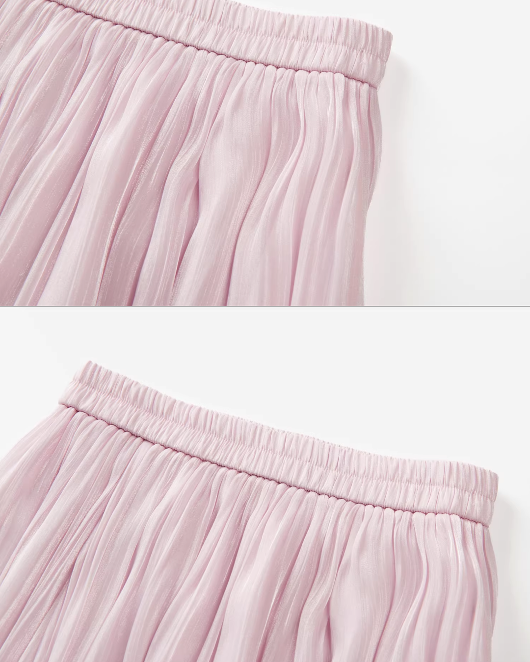 Off-shoulder Ribbon Design Cloth & Pink Long Skirt CA0023