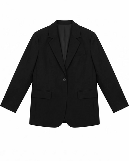 Black Jacket & Polka Dots Scarf & Polka Dots Camisoal Dress  CA0024