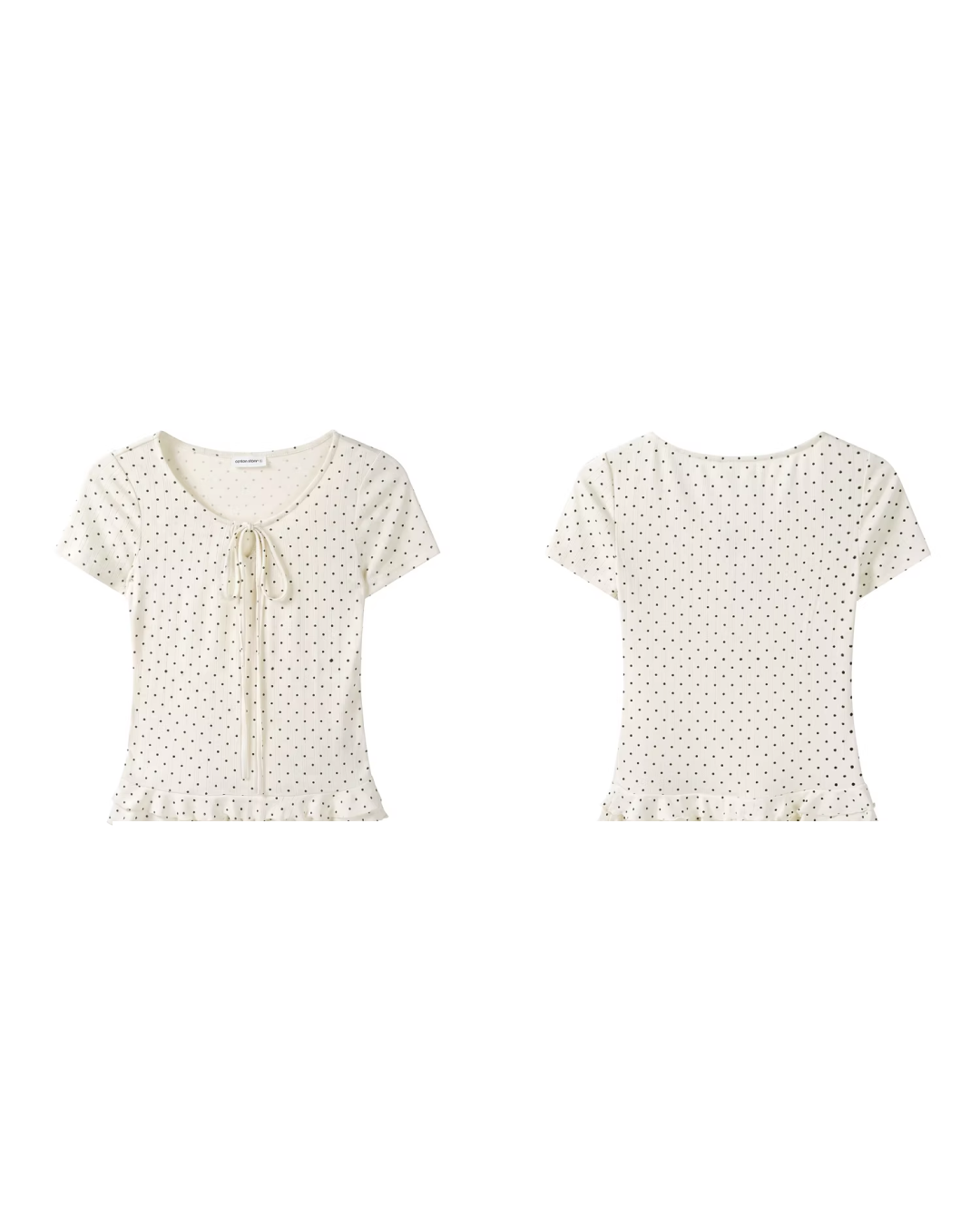 Polka Dot Short T-shirt CA0038