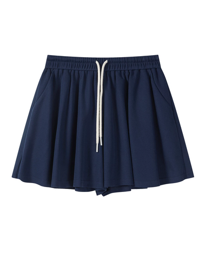 V-neck Navy T-shirt & Navy Short Pant CA0044