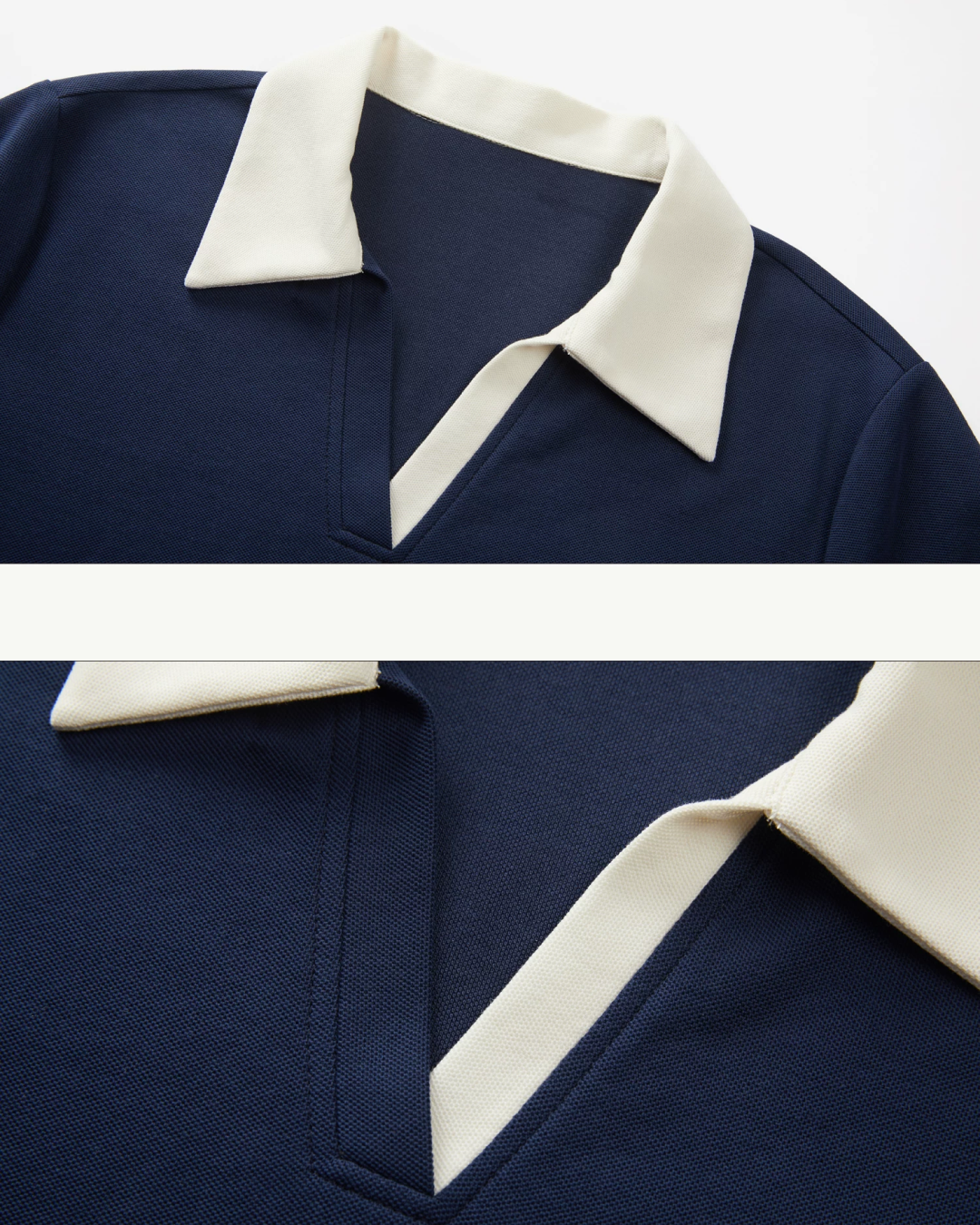 V-neck Navy T-shirt & Navy Short Pant CA0044