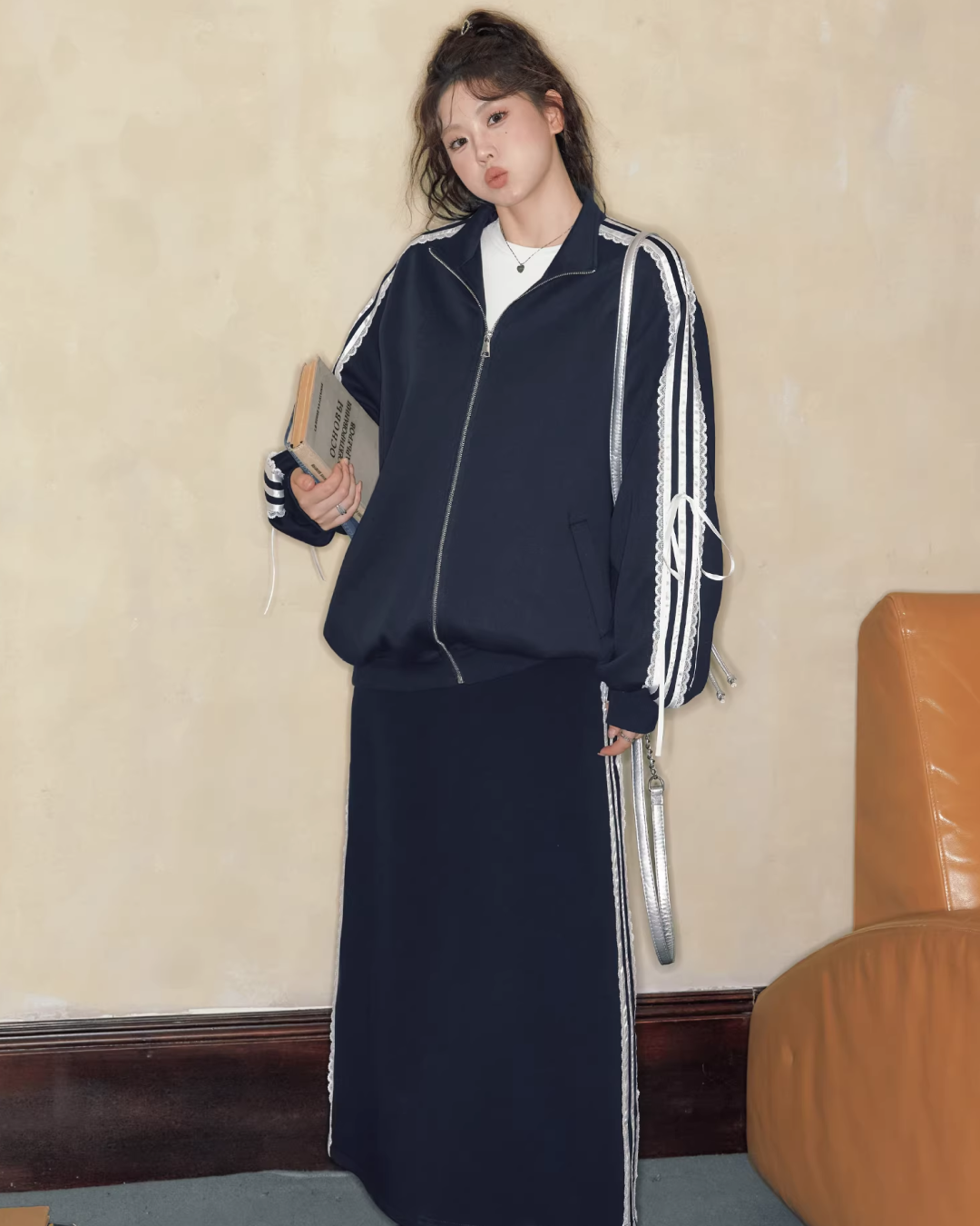 Side Ribbon Lace Matching cloth JU0002