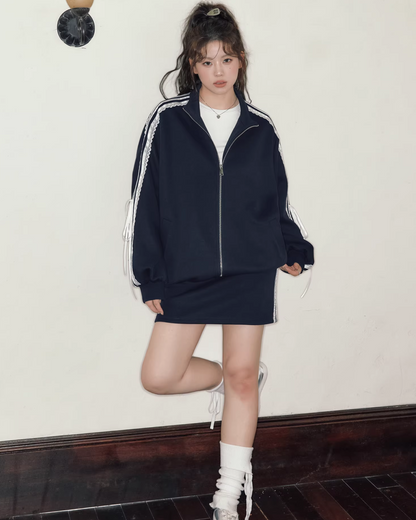 Side Ribbon Lace Matching cloth JU0002