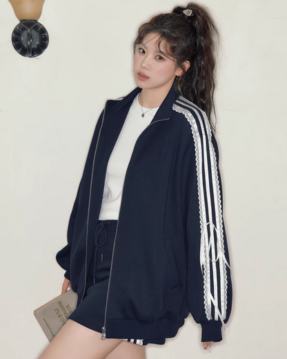 Side Ribbon Lace Matching cloth JU0002