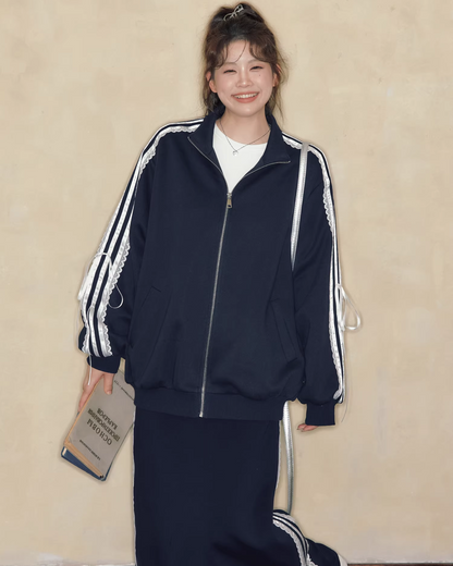 Side Ribbon Lace Matching cloth JU0002