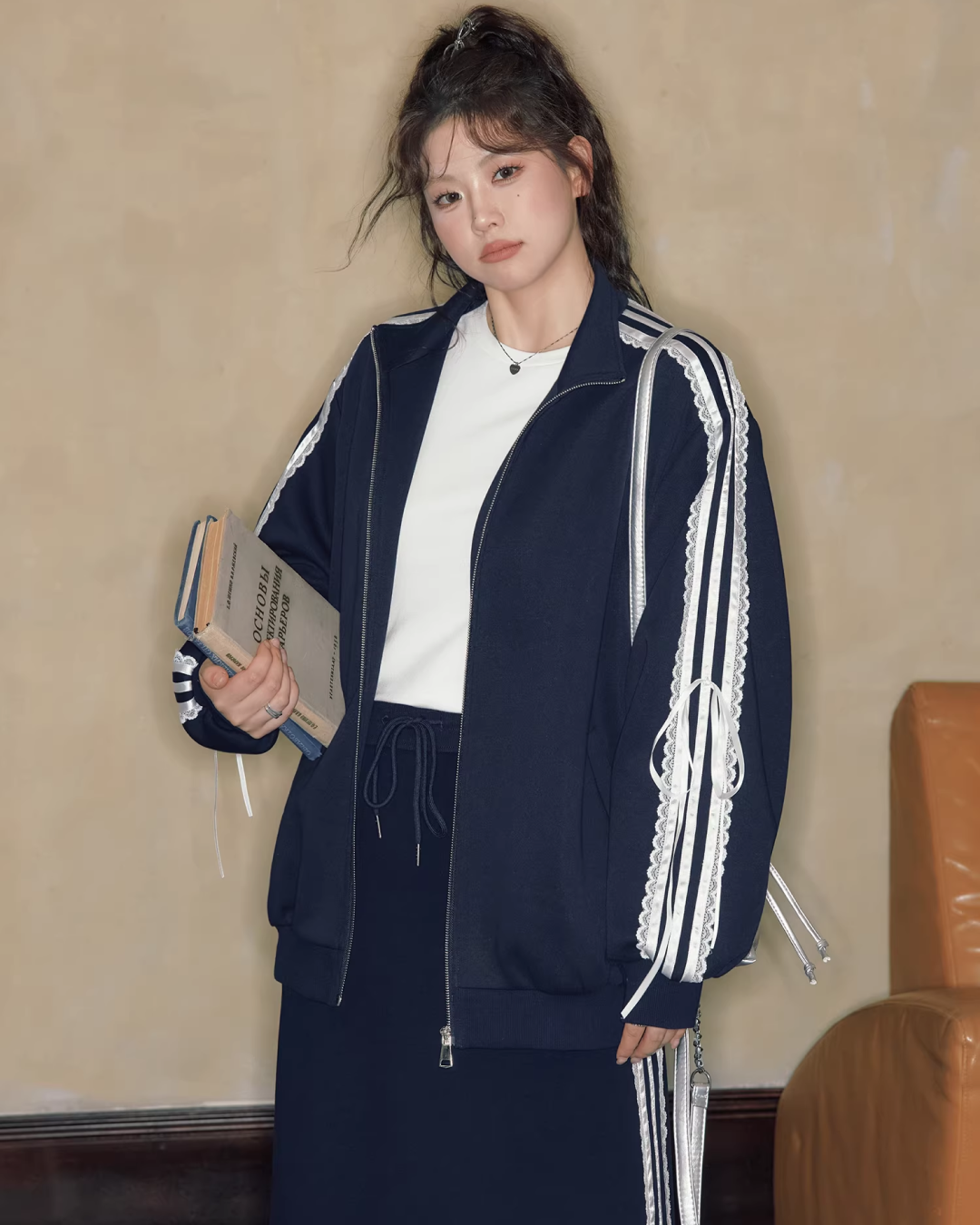 Side Ribbon Lace Matching cloth JU0002