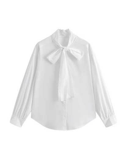 Ribbon Design Matching cloth & White Shirt JU0004