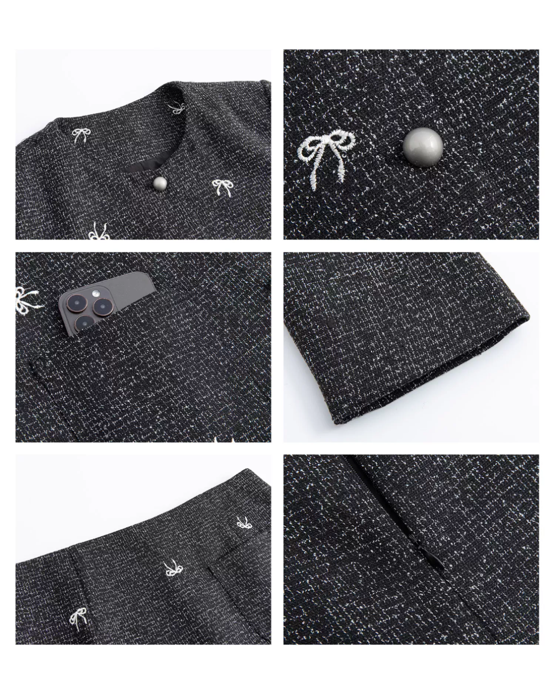 Ribbon Design Matching cloth & White Shirt JU0004