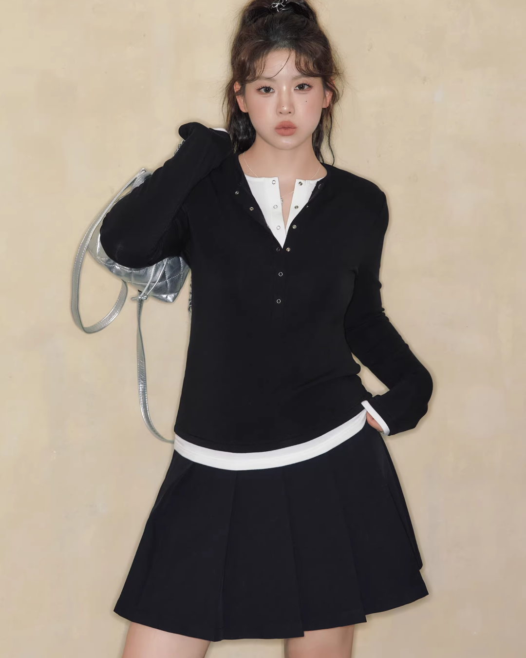 Pleated MIni Skirt JU0005