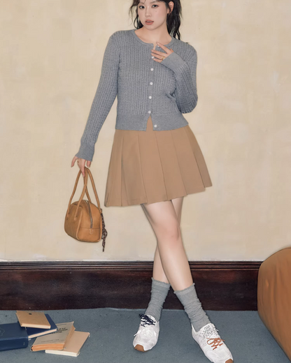 Pleated MIni Skirt JU0005