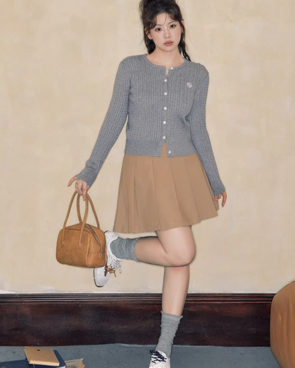 Pleated MIni Skirt JU0005