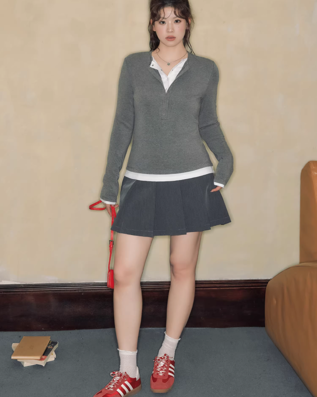 Pleated MIni Skirt JU0005