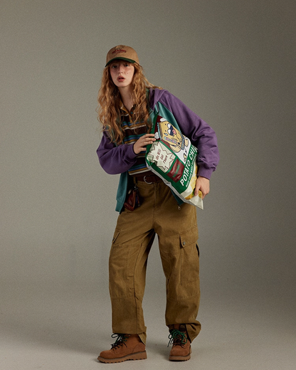 Zip Bicolor Hoodie LG0003